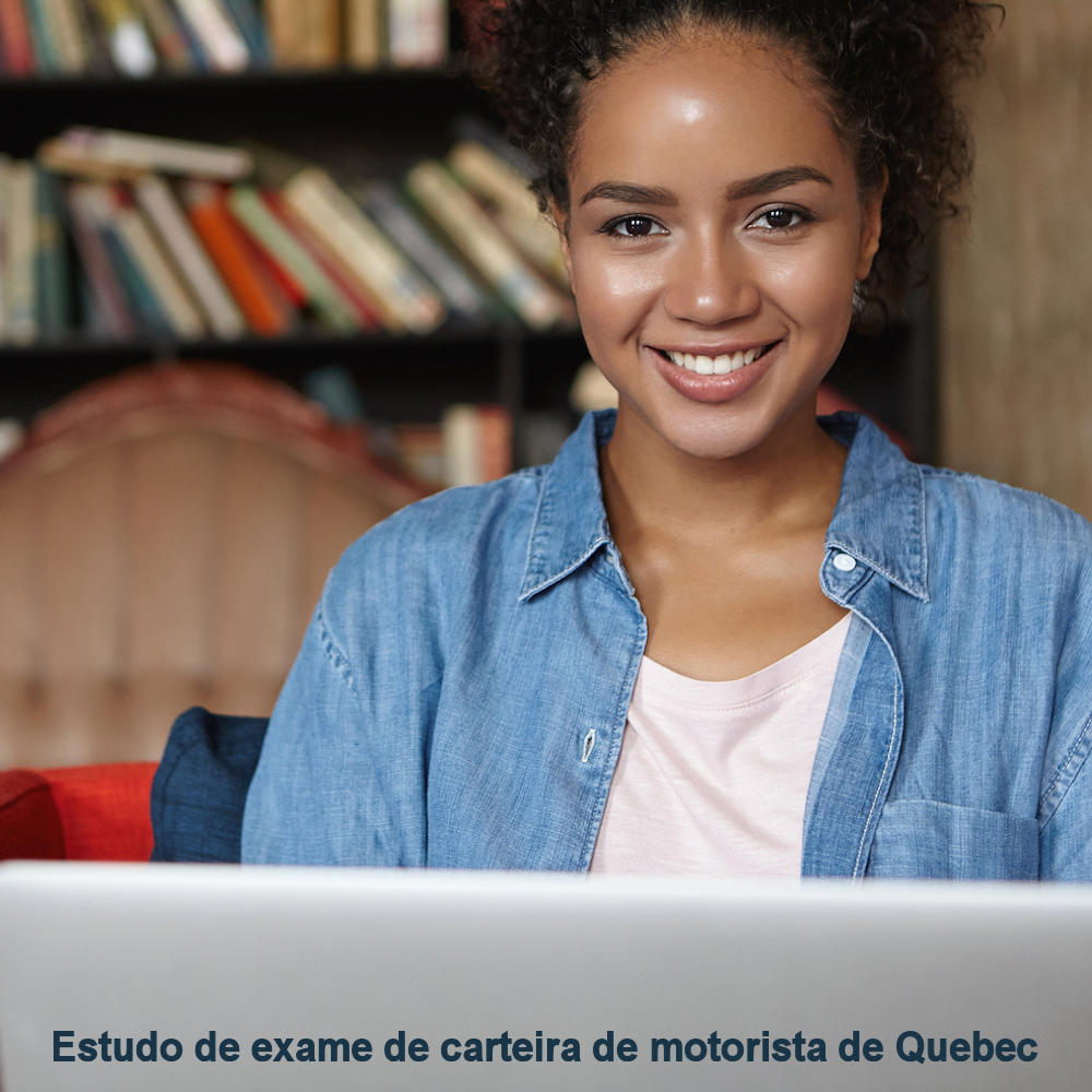 Estudo de exame de carteira de motorista de Quebec